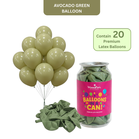 Avocado Green Premium Latex Balloons 10" - 20PC