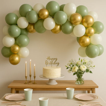 Sage Green Latex/Rubber Balloons - 10 inches - 20PC