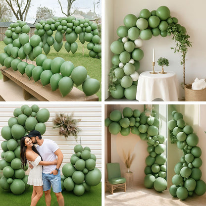 Sage Green Latex/Rubber Balloons - 10 inches - 20PC