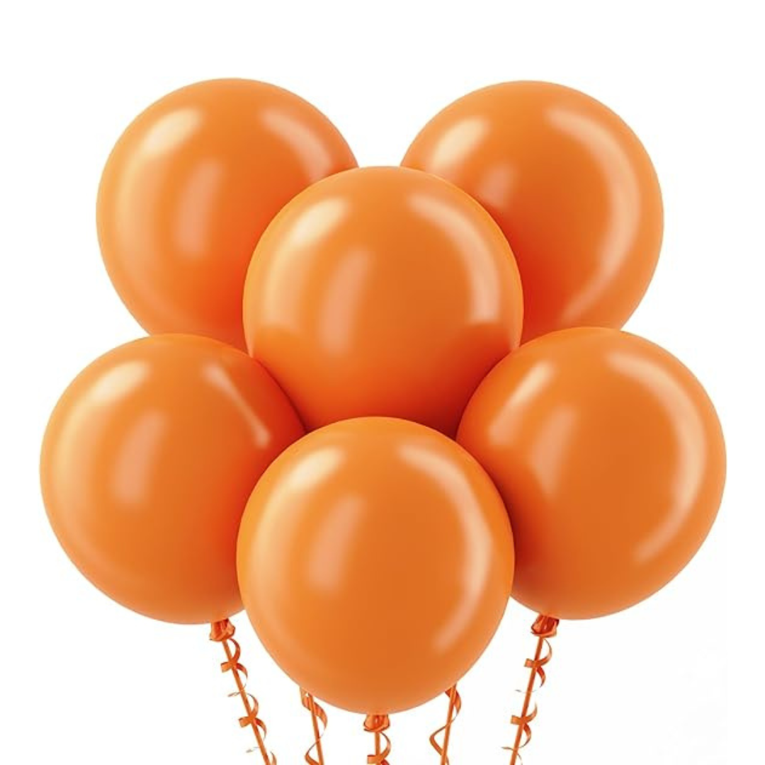 Hermes Orange / Lion Orange Latex Balloons 10" - 20PC