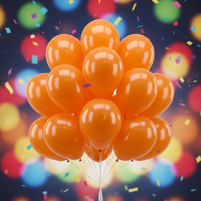 Hermes Orange Premium Latex Balloons 10" - 20PC
