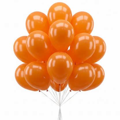 Hermes Orange Premium Latex Balloons 10" - 20PC