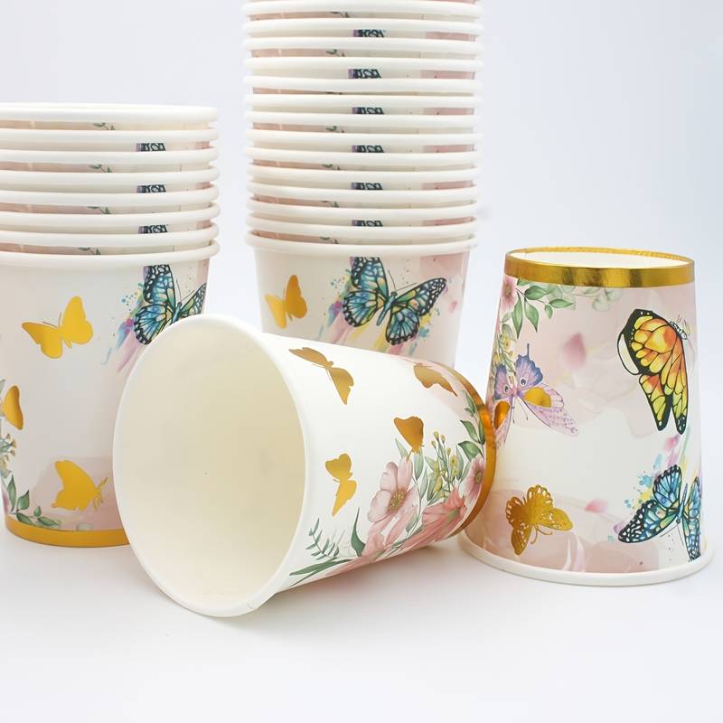 Butterfly Cups  -10PC - 250 ML