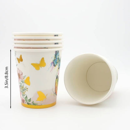 Butterfly Cups  -10PC - 250 ML