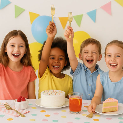 Shimmer Golden Forks - 12PC