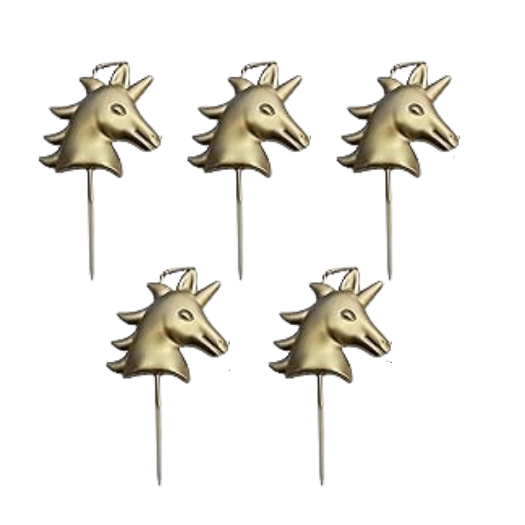 Golden Unicorn Candles - 4PC