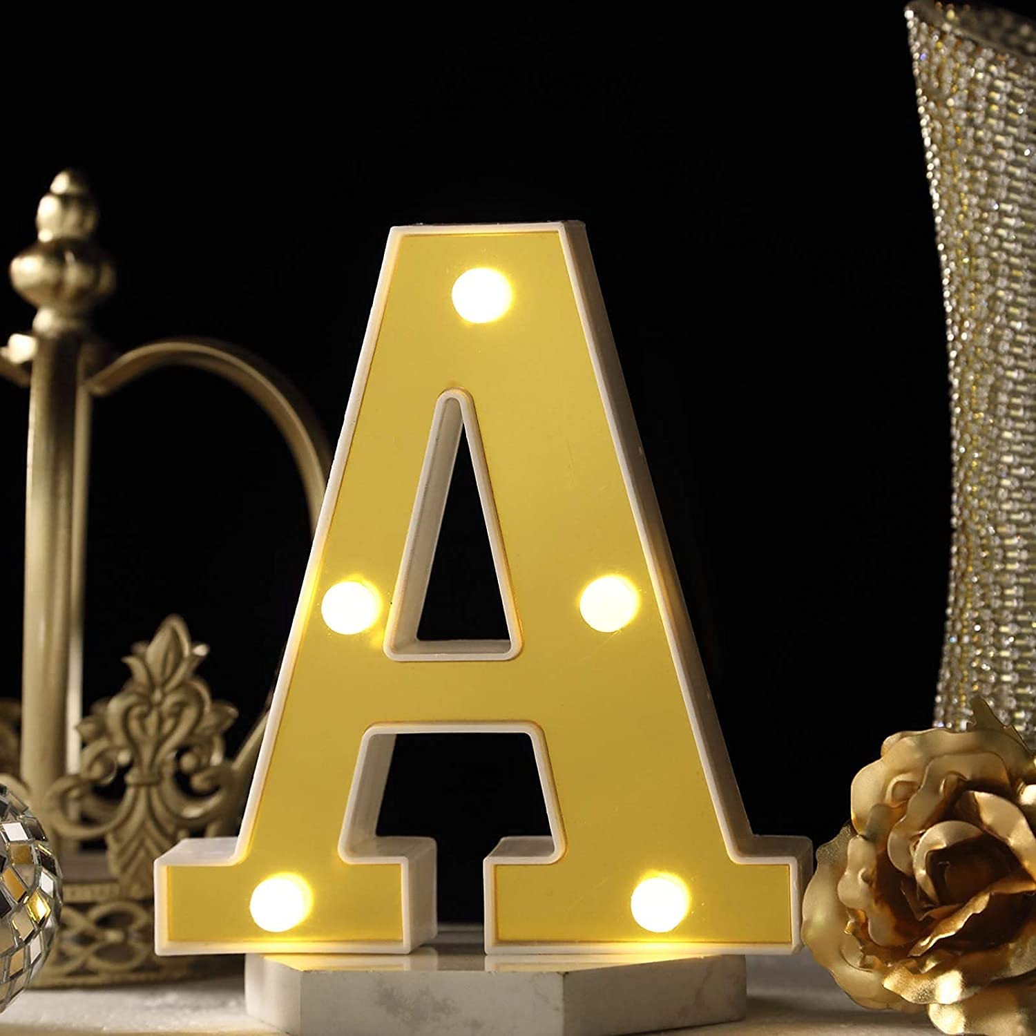 LED Golden Marquee Alphabet A-1PC