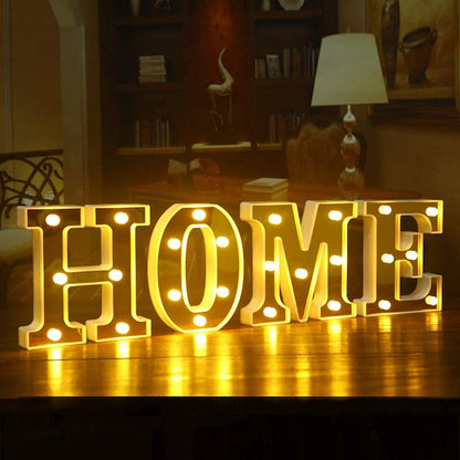LED Golden Marquee Alphabet D-1PC