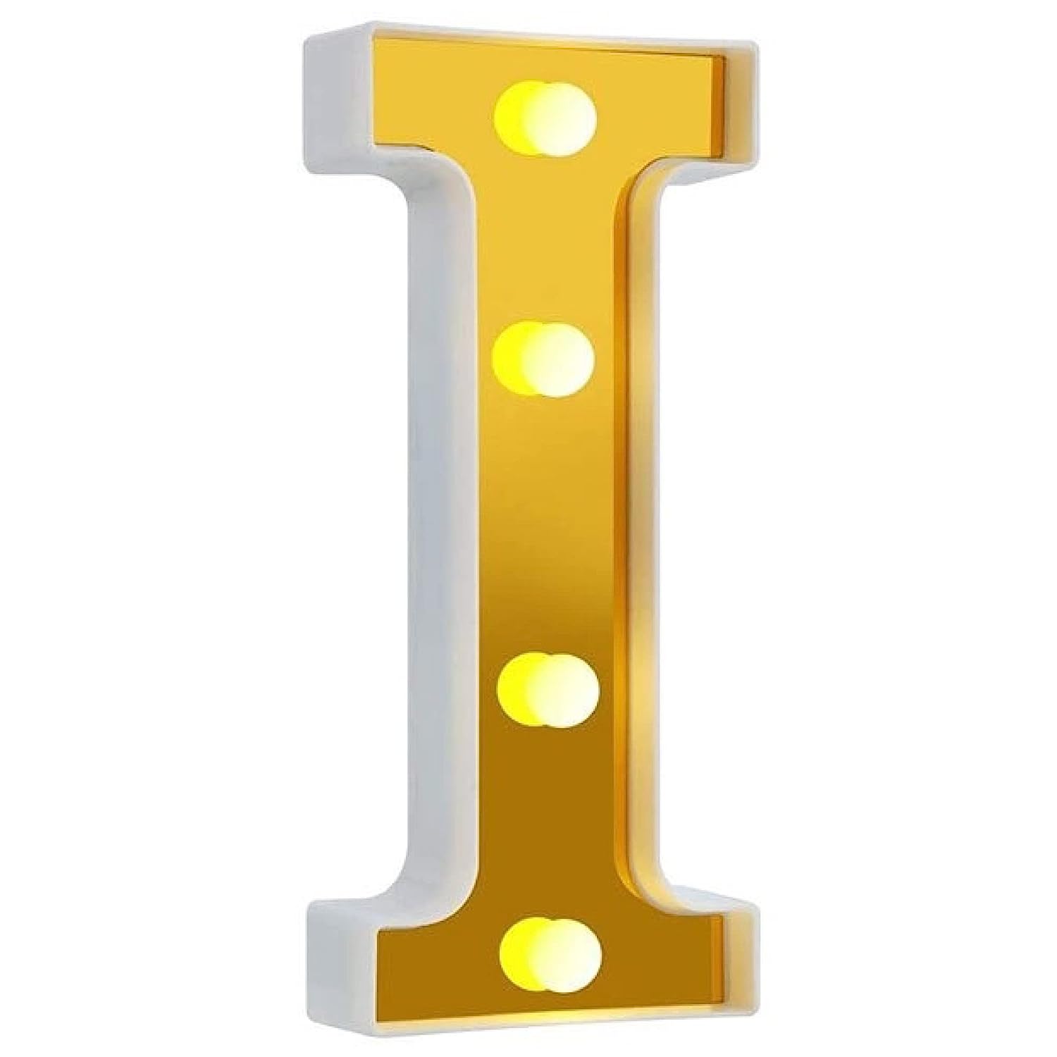 LED Golden Marquee Alphabet I-1PC