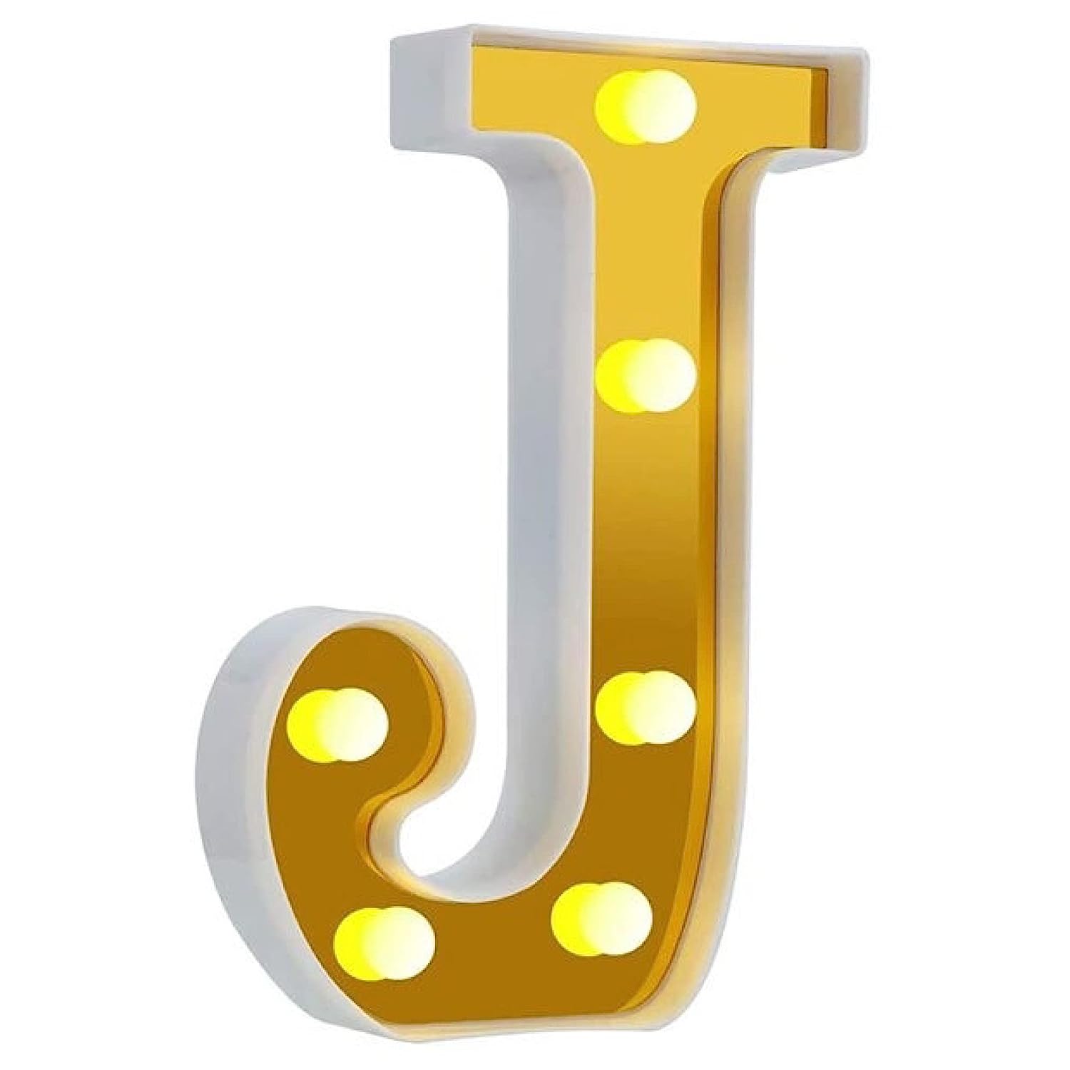 LED Golden Marquee Alphabet J-1PC