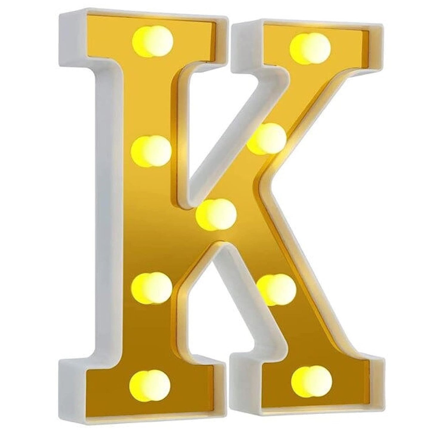 LED Golden Marquee Alphabet K-1PC