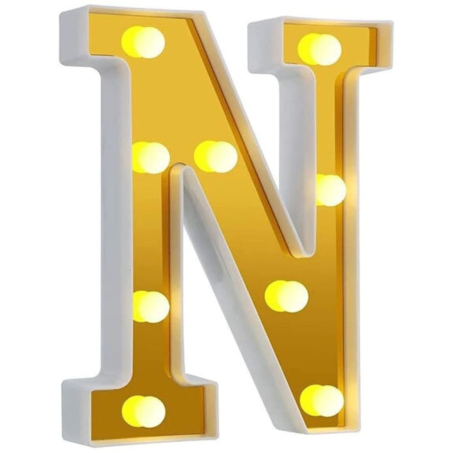 LED Golden Marquee Alphabet N-1PC