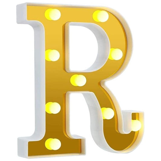 LED Golden Marquee Alphabet R-1PC