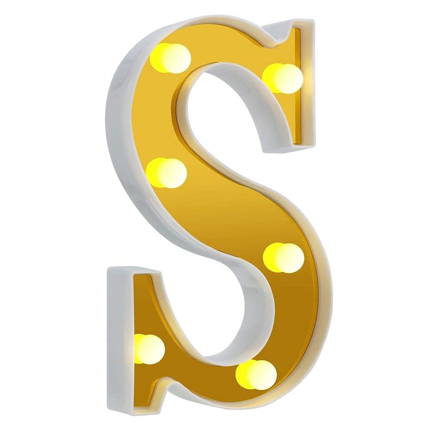 LED Golden Marquee Alphabet S-1PC