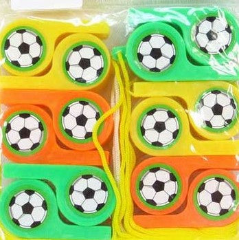 FootBall Whistle Favors - 12PC