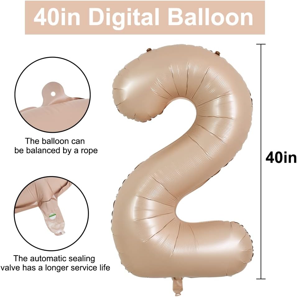 40" Apricot Super Shape No.2 Balloon-1PC