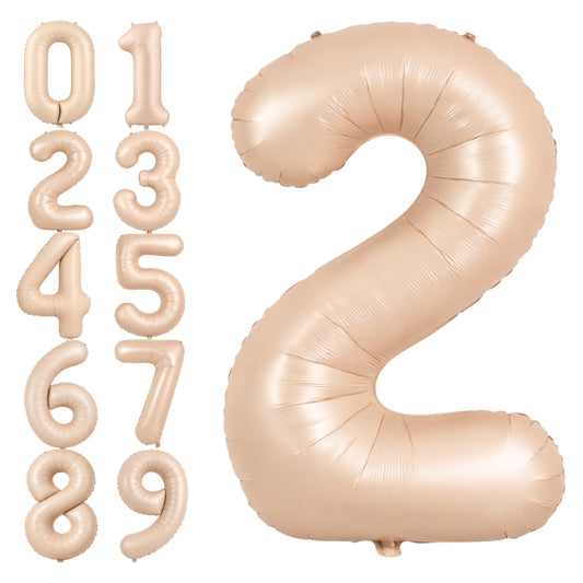 40" Apricot Super Shape No.2 Balloon-1PC