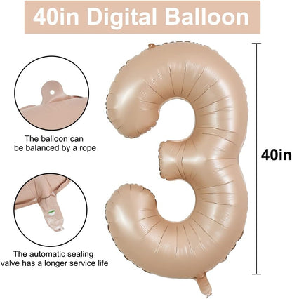 40" Apricot Super Shape No.3 Balloon-1PC