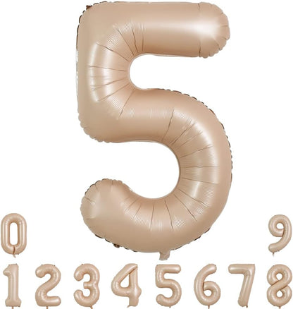 40" Apricot Super Shape No.5 Balloon-1PC