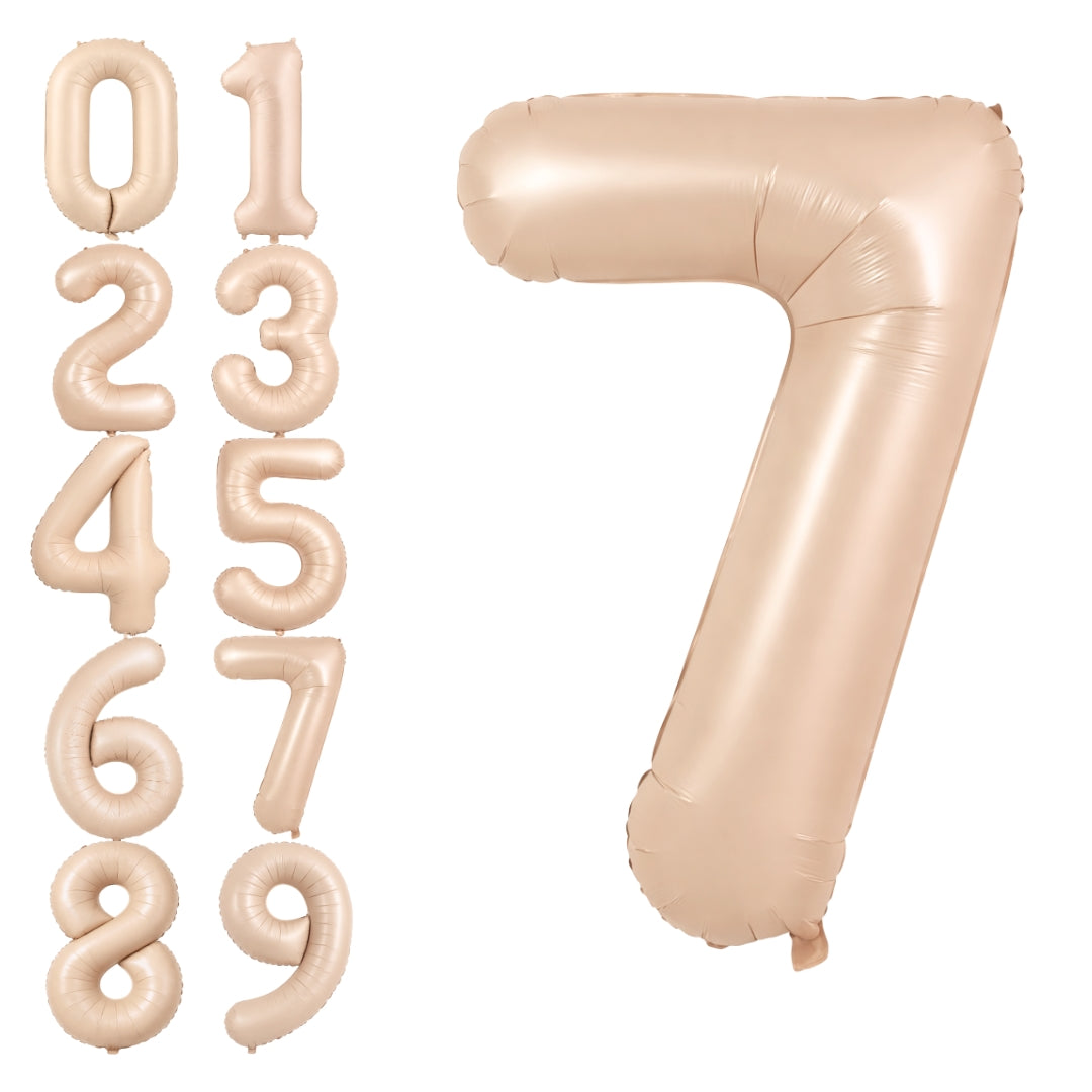 40" Apricot Super Shape No.7 Balloon-1PC