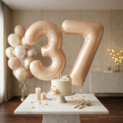 40" Apricot Super Shape No.7 Balloon-1PC