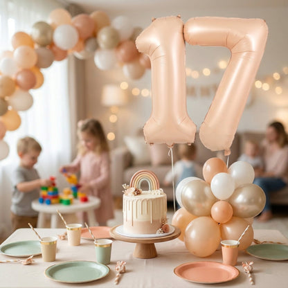 40" Apricot Super Shape No.7 Balloon-1PC