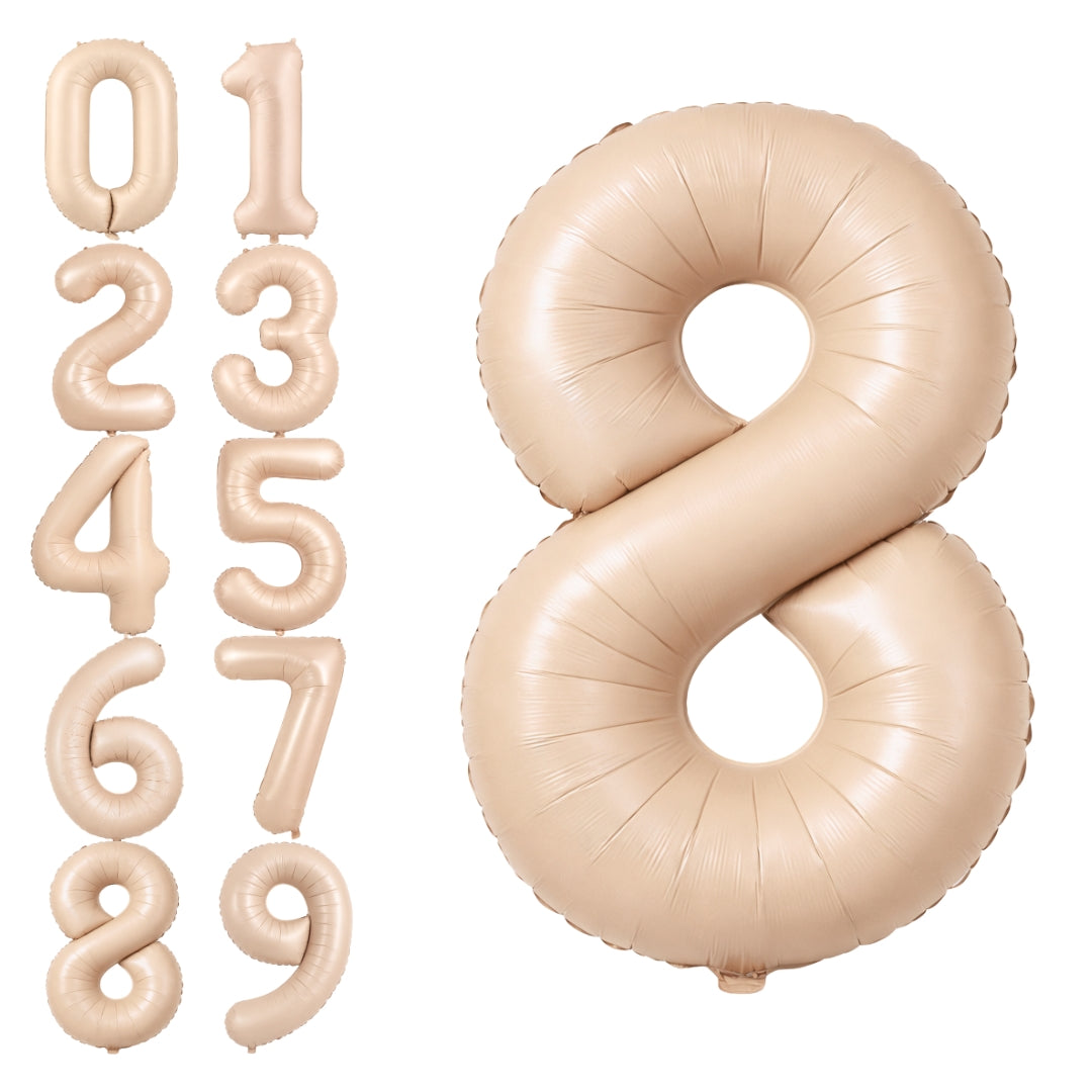 40" Apricot Super Shape No.8 Balloon-1PC