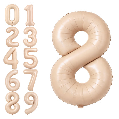 40" Apricot Super Shape No.8 Balloon-1PC