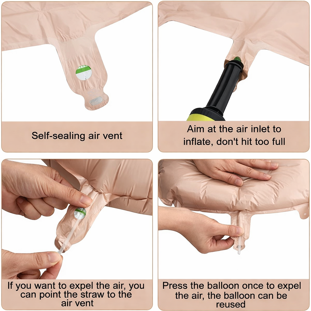 40" Apricot Super Shape No.8 Balloon-1PC