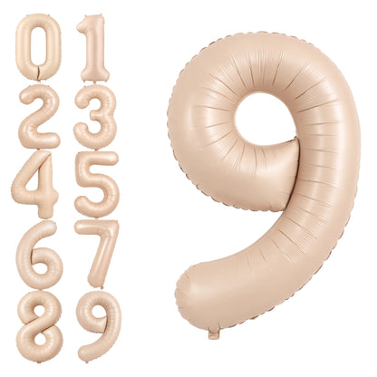 40" Apricot Super Shape No.9 Balloon-1PC
