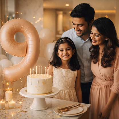 40" Apricot Super Shape No.9 Balloon-1PC