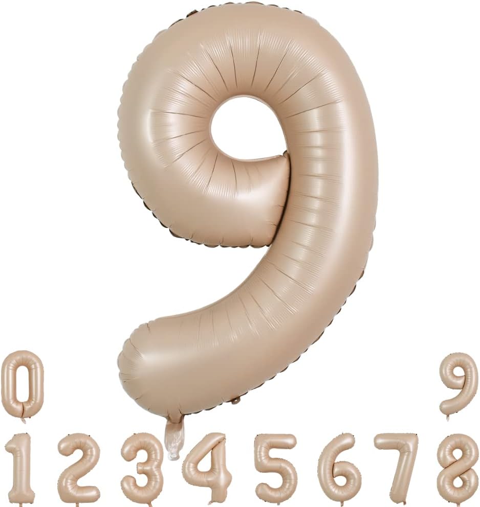 40" Apricot Super Shape No.9 Balloon-1PC