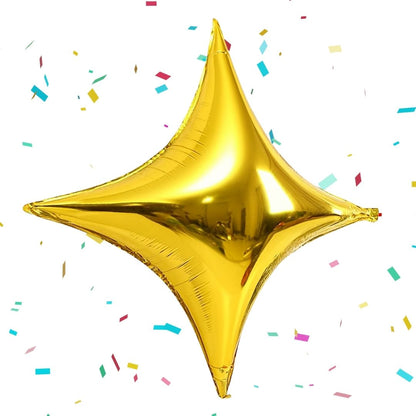 4 Edged Star Balloon Gold -1PC