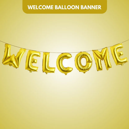 WELCOME Balloon Banner