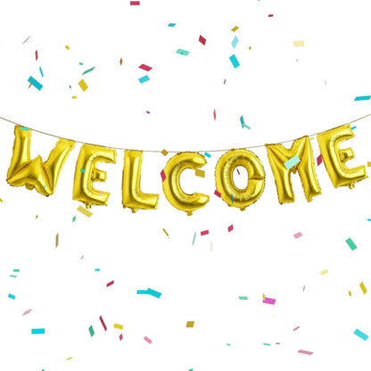 WELCOME Balloon Banner