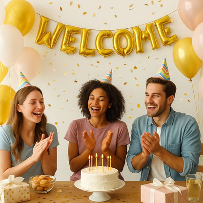 WELCOME Balloon Banner