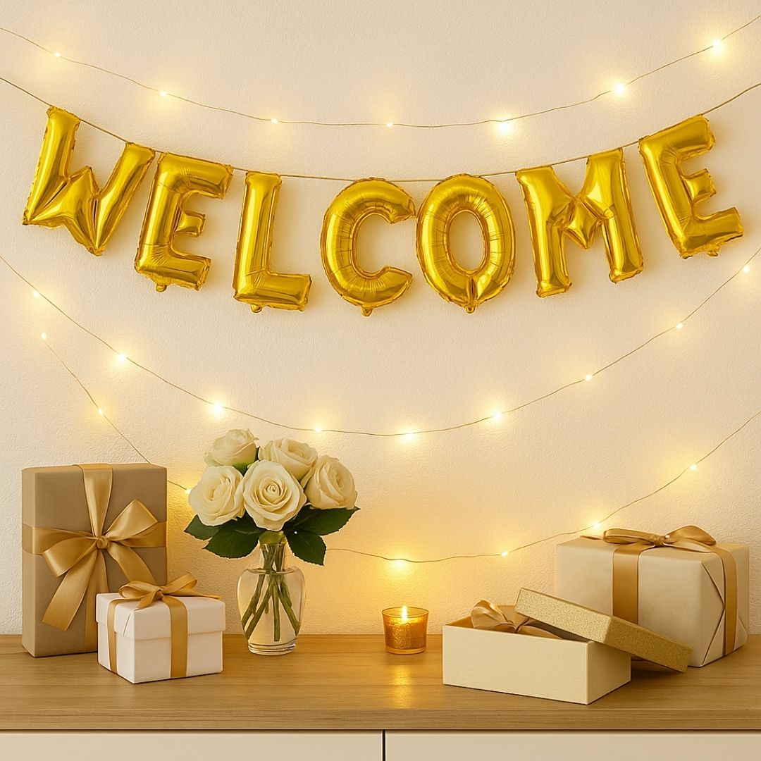 WELCOME Balloon Banner