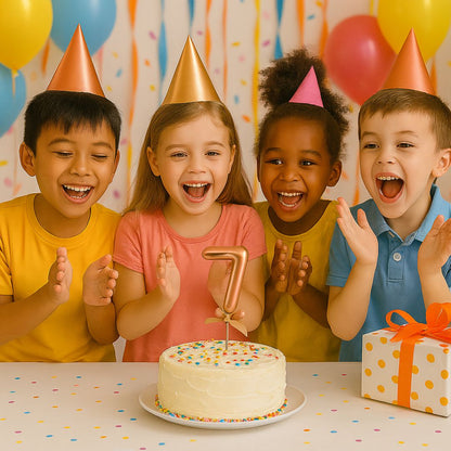 Numerical 7 Cake Topper Rose Gold-1PC