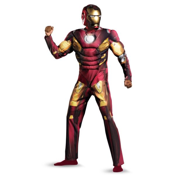 Muscular Iron Man Costume With Mask