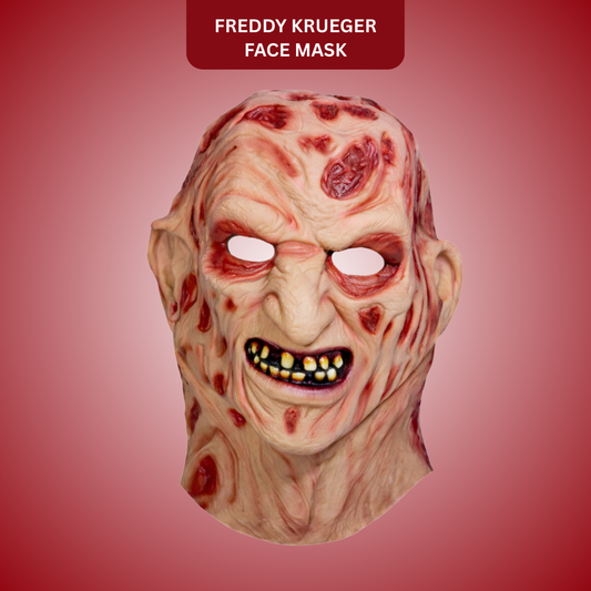 Freddy Krueger Wrinkled Face Mask for Halloween/ Theme Party -1PC