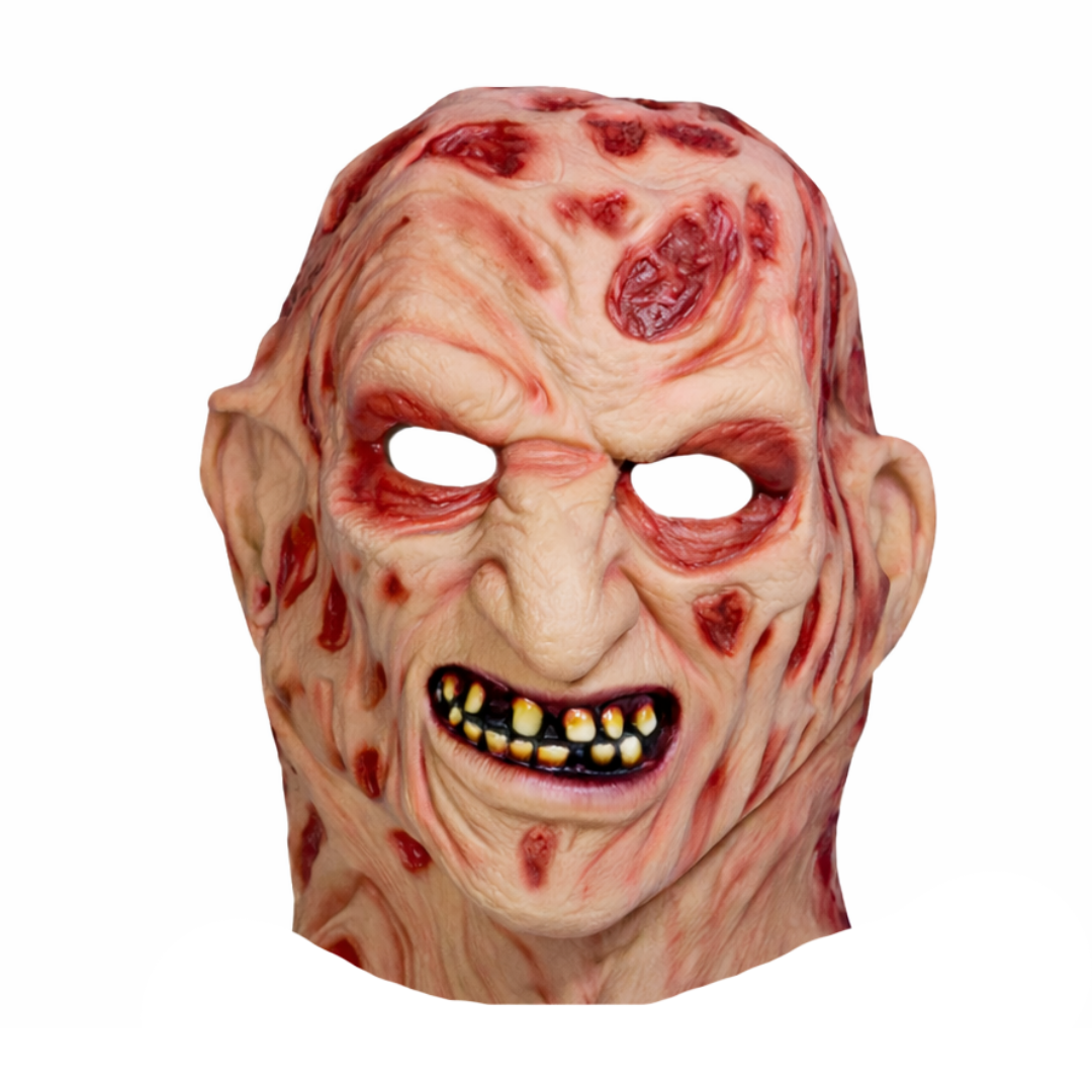 Freddy Krueger Wrinkled Face Mask for Halloween/ Theme Party -1PC
