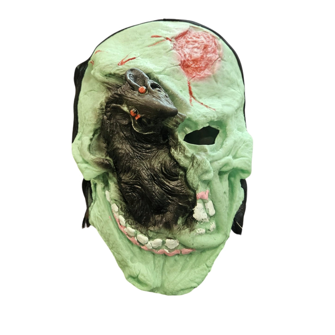 Dead Rat on Face Creepy Latex Face Mask for Halloween/ Theme Party - 1PC