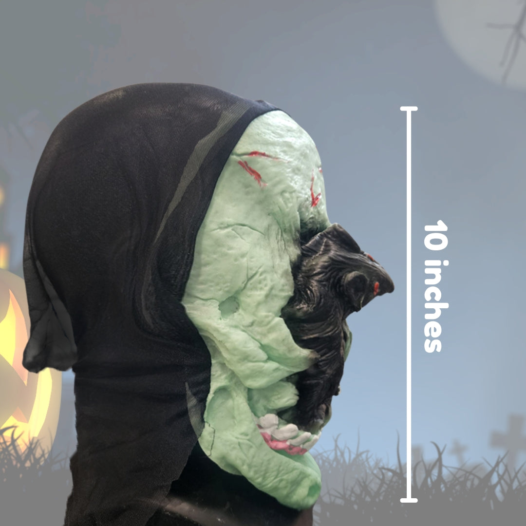 Dead Rat on Face Creepy Latex Face Mask for Halloween/ Theme Party - 1PC