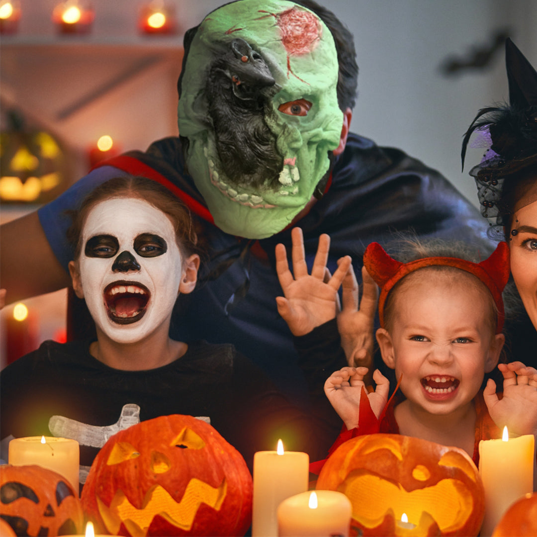 Dead Rat on Face Creepy Latex Face Mask for Halloween/ Theme Party - 1PC