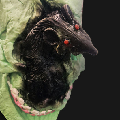 Dead Rat on Face Creepy Latex Face Mask for Halloween/ Theme Party - 1PC