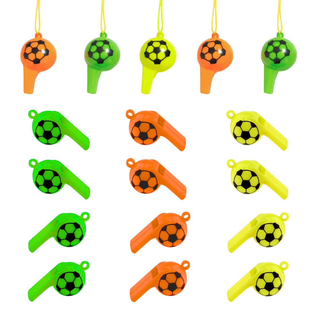 FootBall Whistle Favors - 12PC