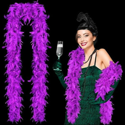 Feather Boa Purple