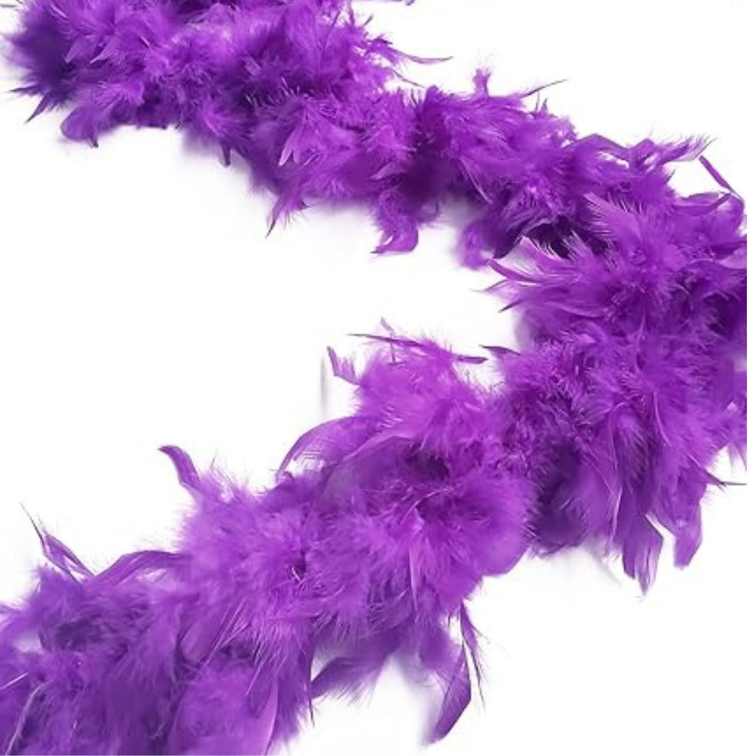 Feather Boa Purple