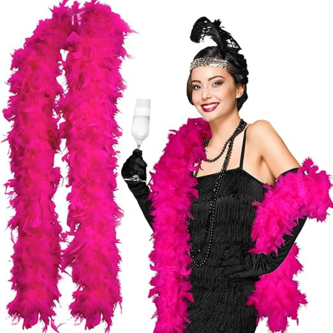 Feather Boa Hot Pink