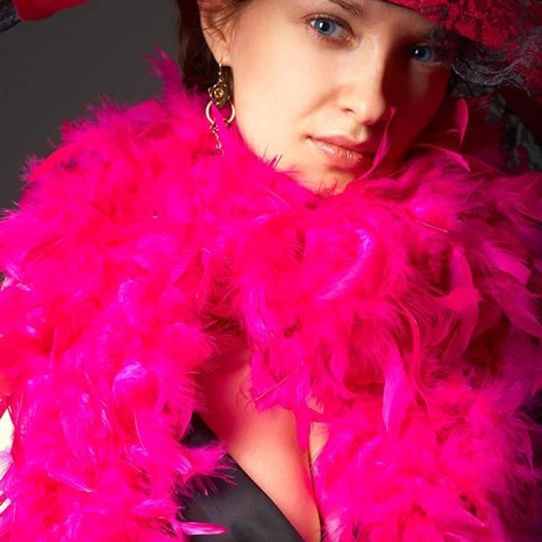 Feather Boa Hot Pink